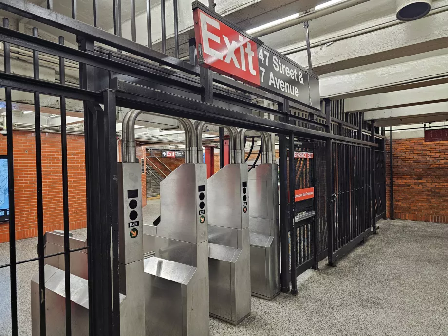 Ausgang von der U-Bahn-Station