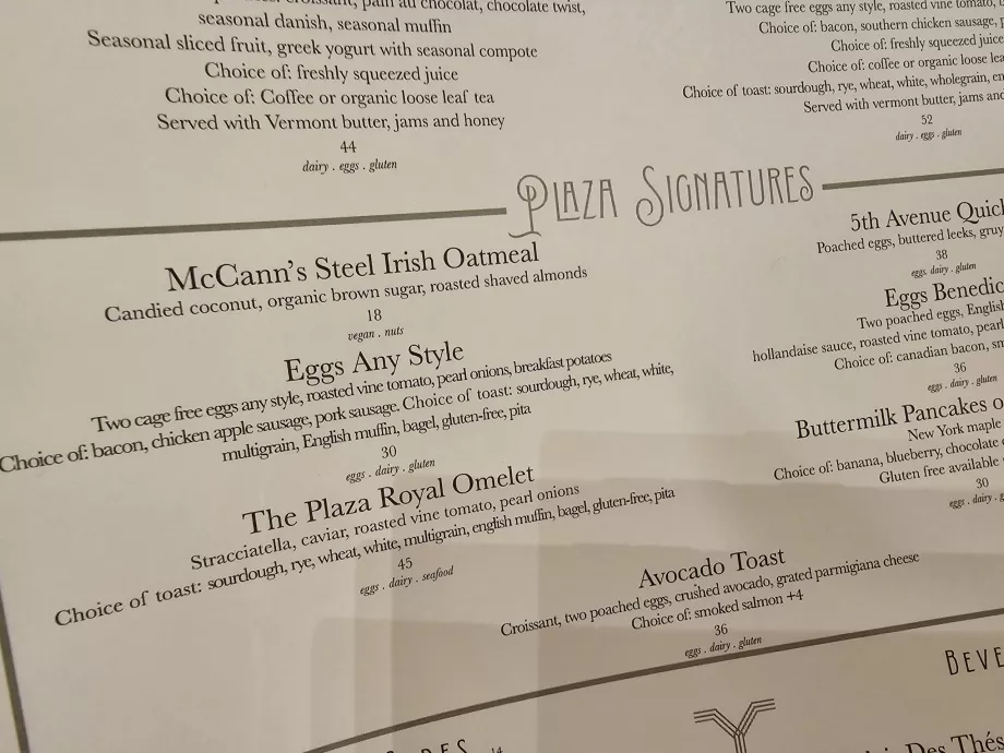 Unterschrift Frühstück