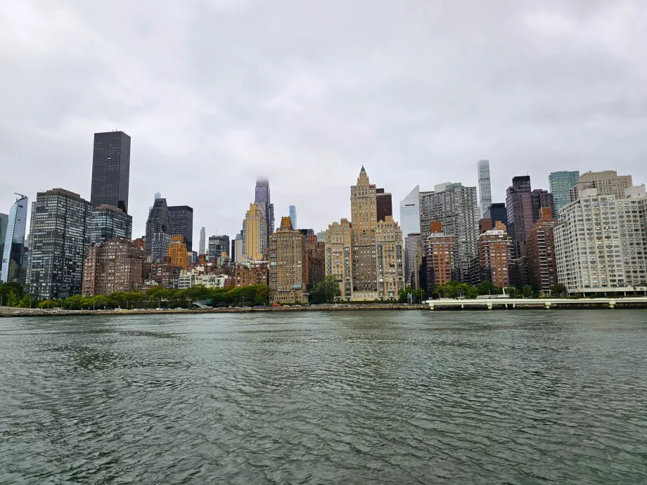 Blick von Roosvelt Island