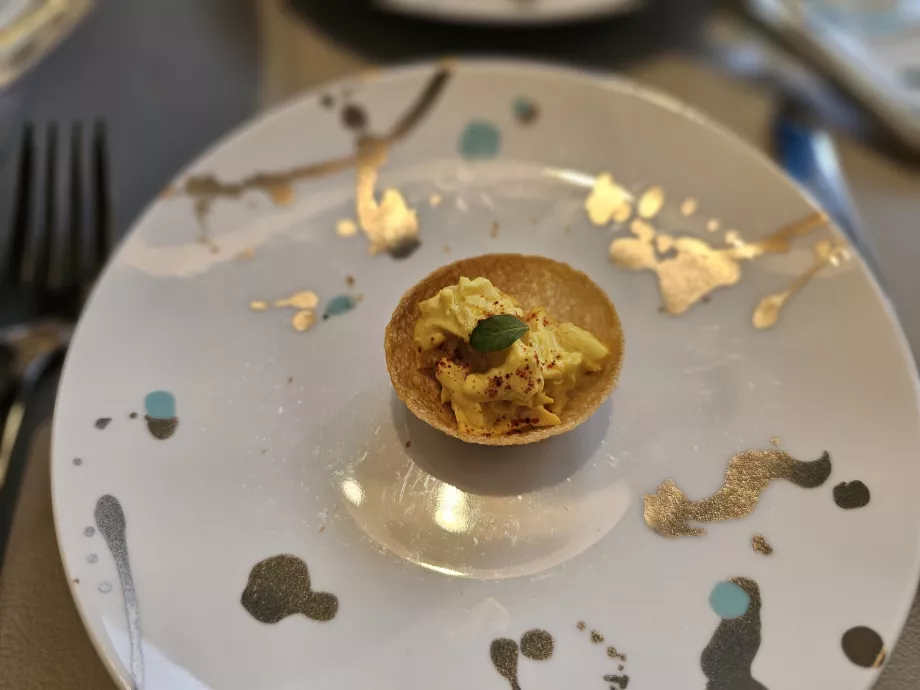 Blue Box, einzelner Snack