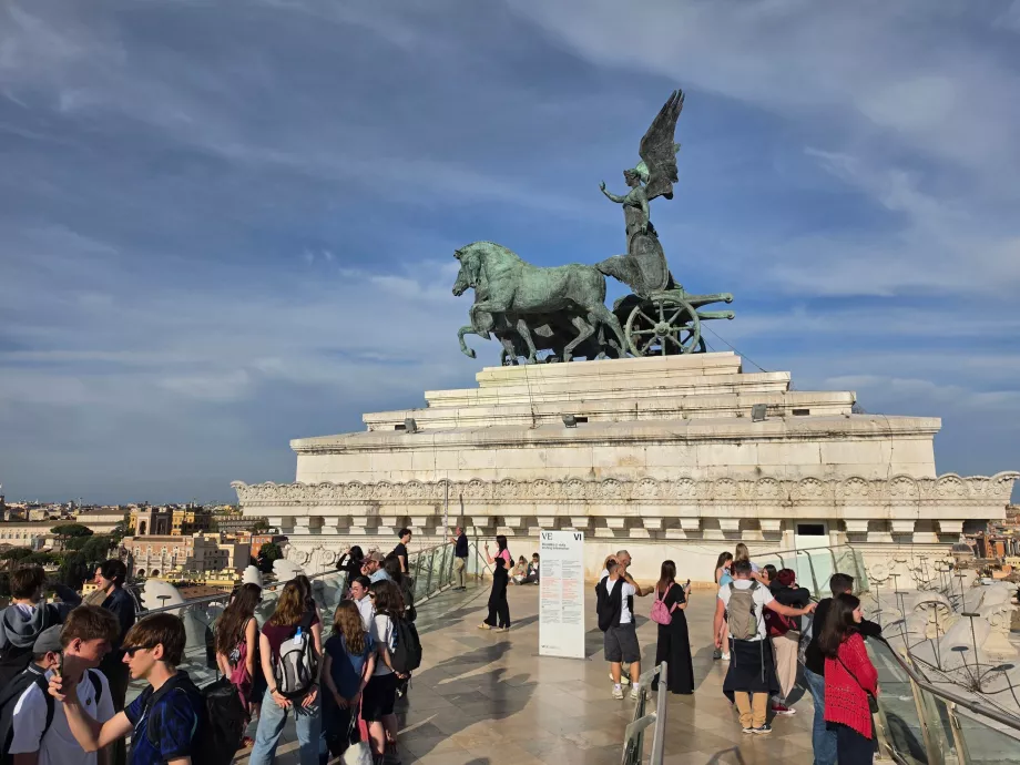 Altare della Patria, bezahlter Teil
