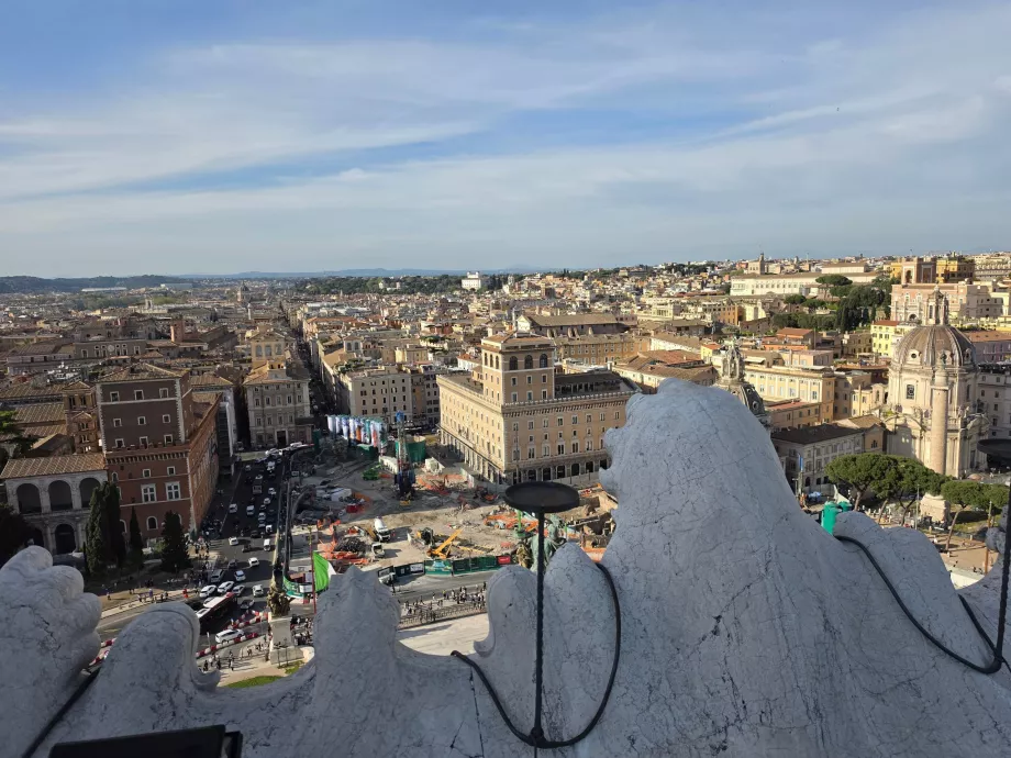 Altare della Patria, bezahlter Teil