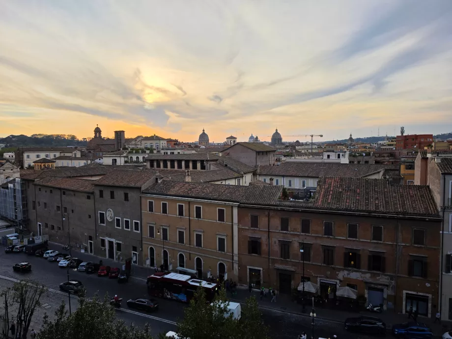 Aussichtspunkt an der Piazza del Campidoglio