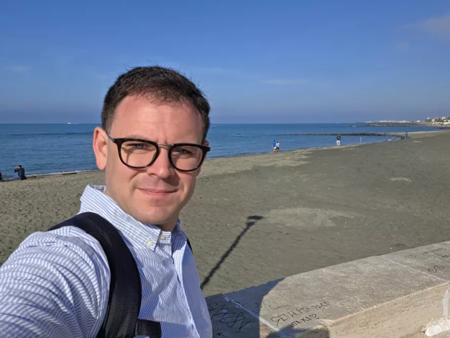 Ich auf Lido di Ostia