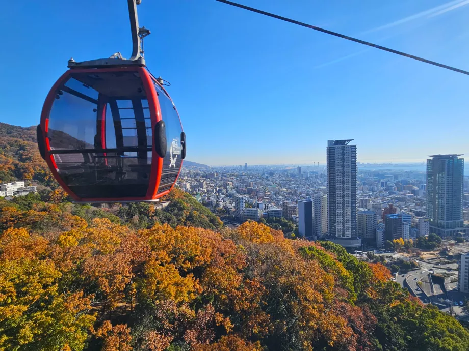 Blick aus der Seilbahn