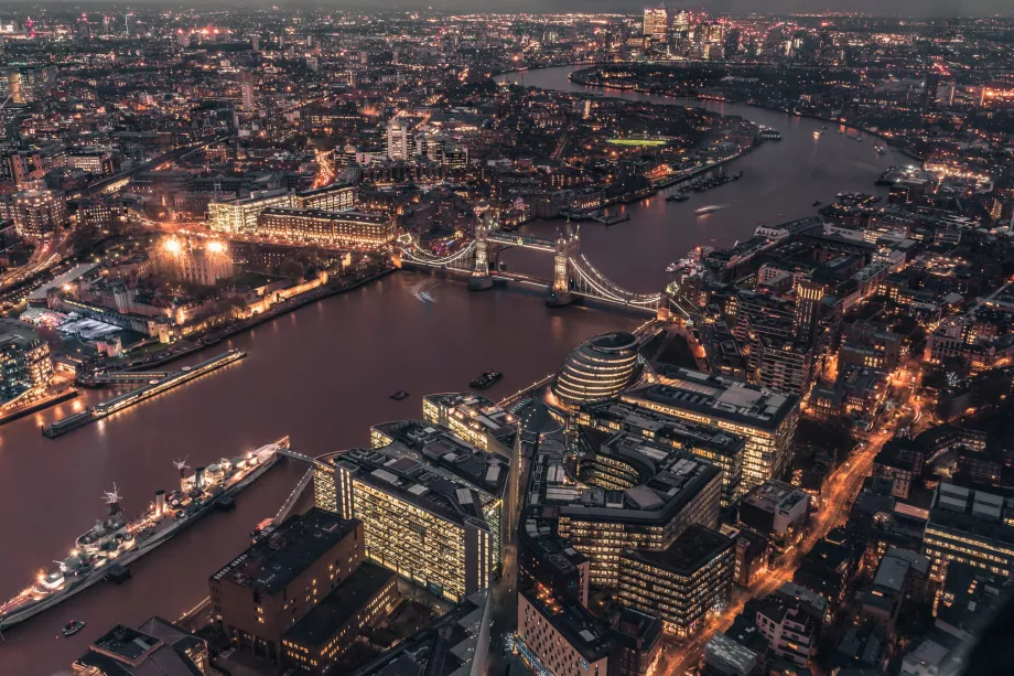 Blick von The Shard