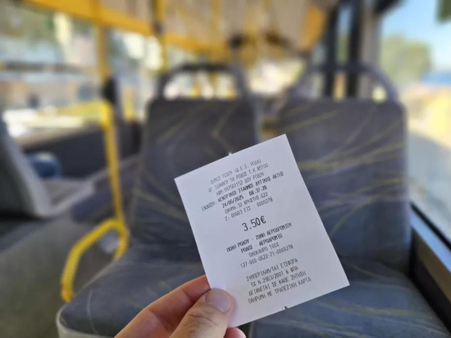 D.E.S. Roda Busfahrkarte