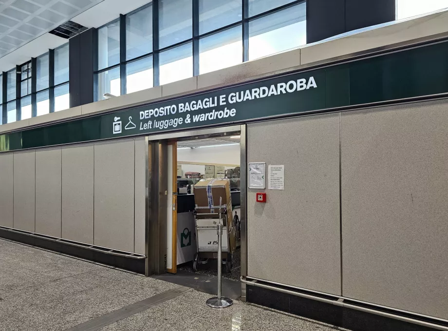 Gepäckaufbewahrung, Terminal 1