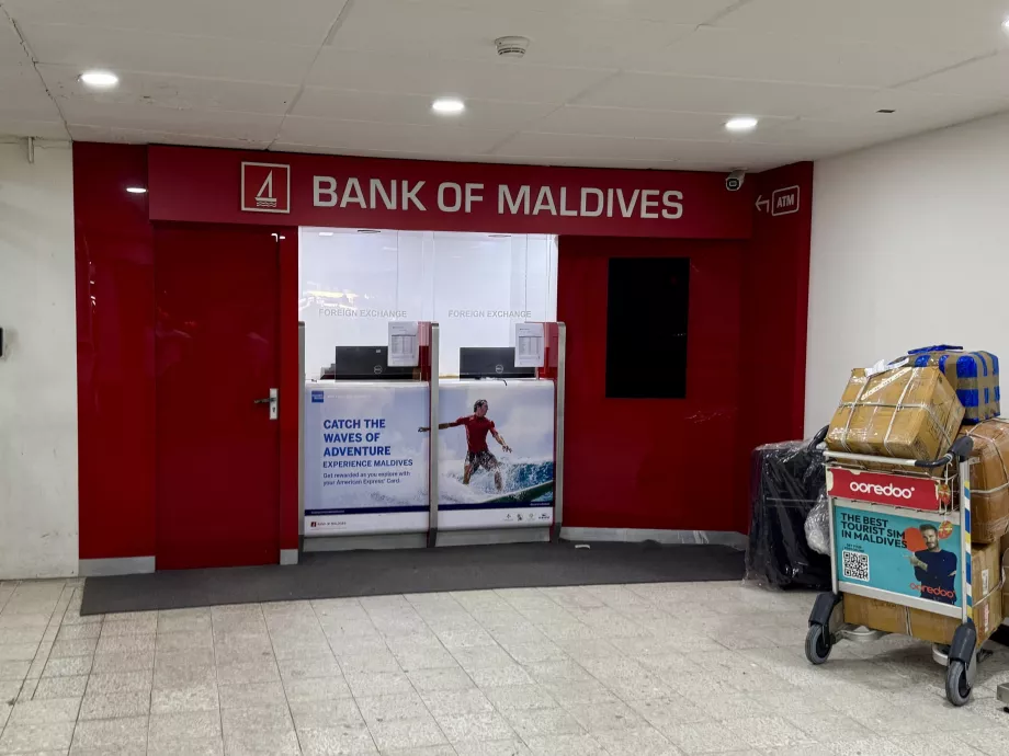 Bank of Maldives am Flughafen Malé MLE
