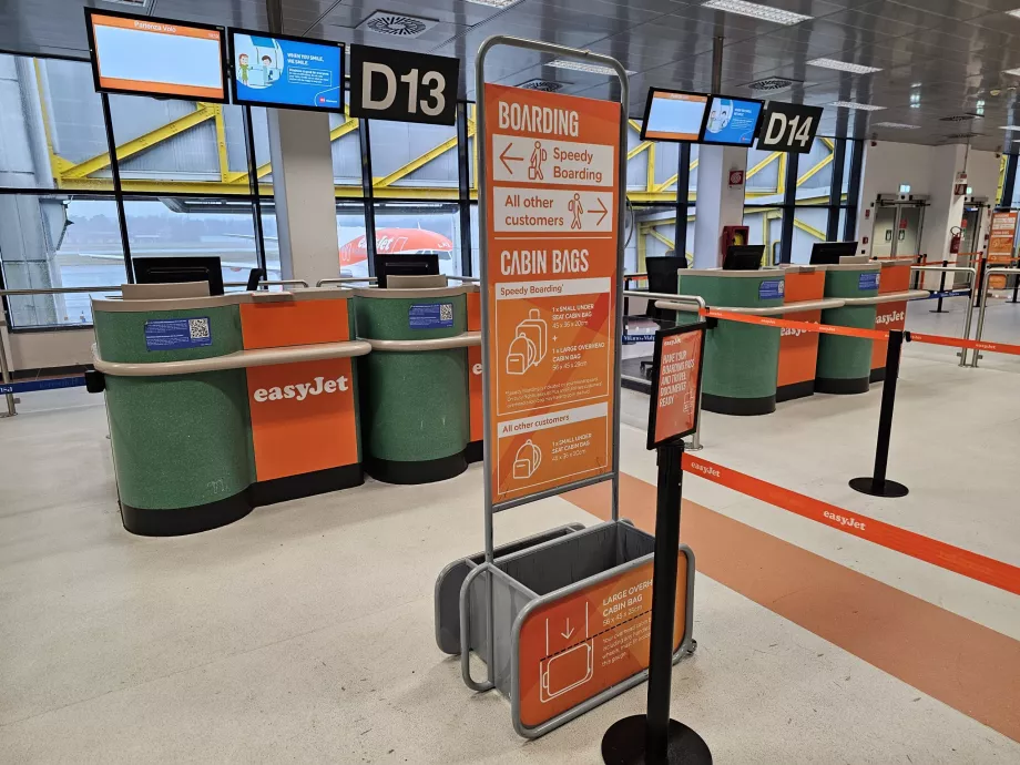 Vorlage, größeres Handgepäck