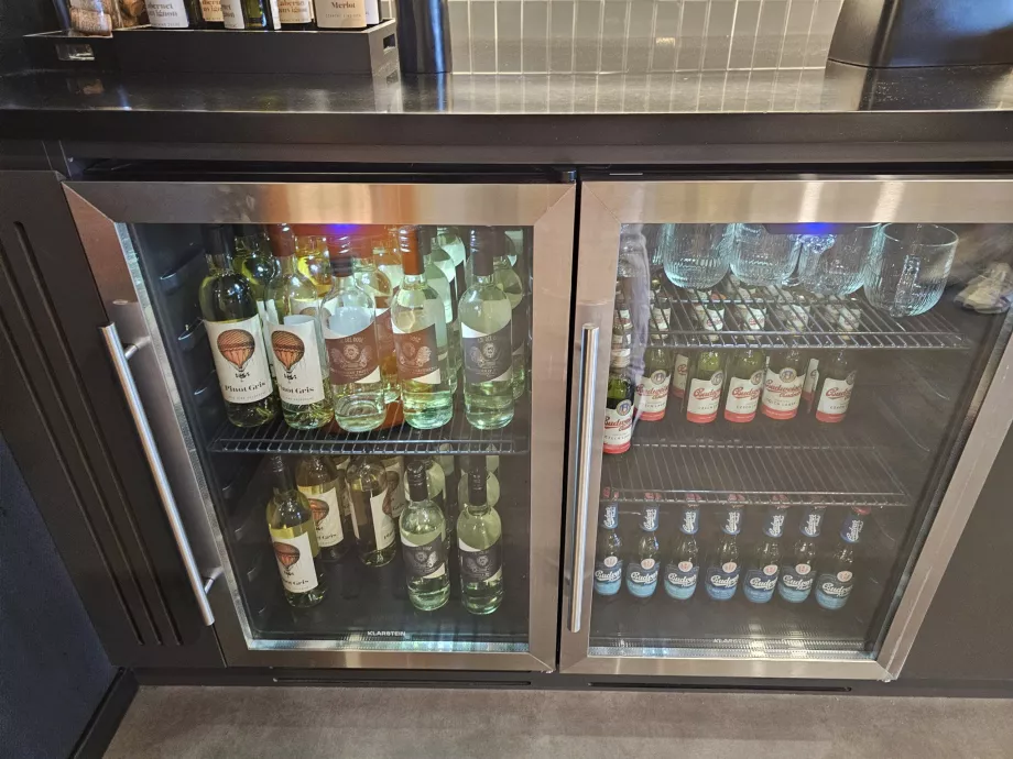 Weißwein und Bier