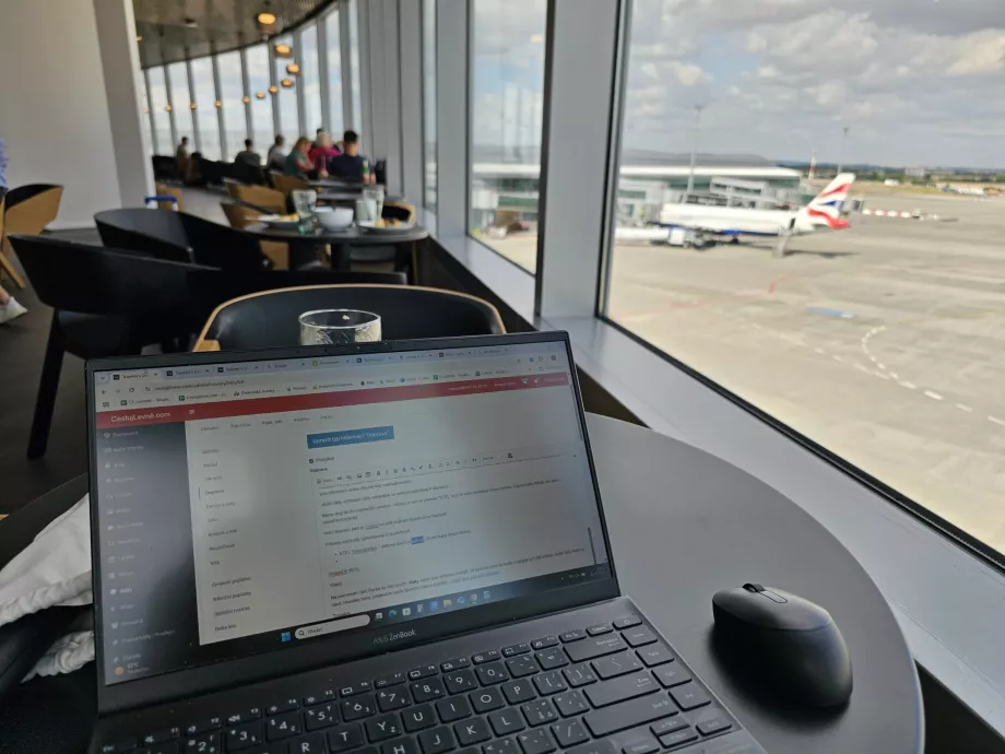 Arbeiten in der Mastercard Lounge