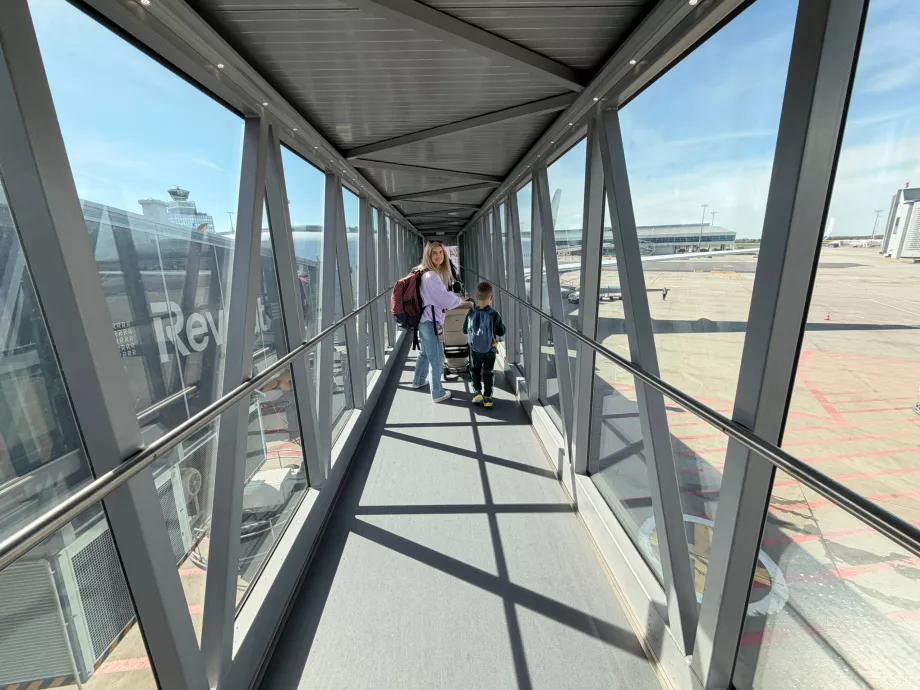 A350-900 Fluggastbrücke