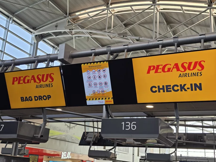 Check-in am Flughafen