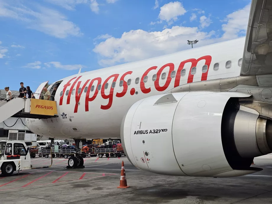 Ausschiffung, Pegasus Airlines, Flughafen SAW