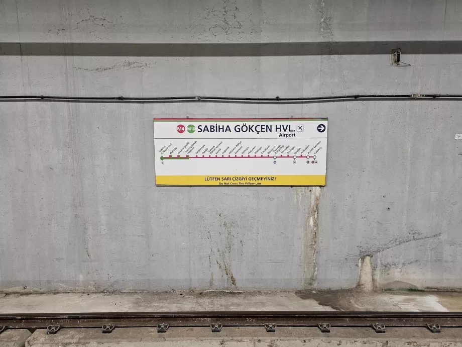 U-Bahn-Station Flughafen Sabiha Gokcen