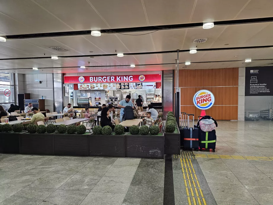 Burger King, öffentlicher Ankunftsbereich