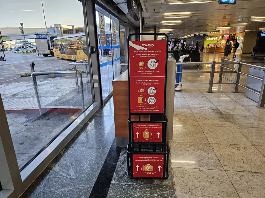 Vorlage für Handgepäck