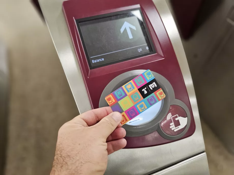 Metro-Fahrkarte