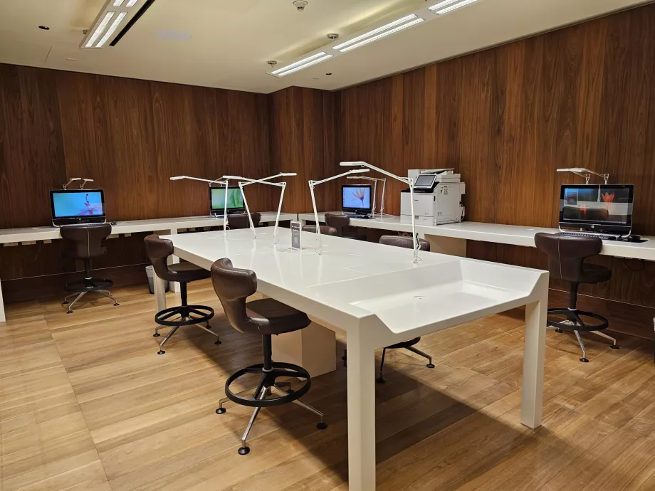 Computer mit Drucker
