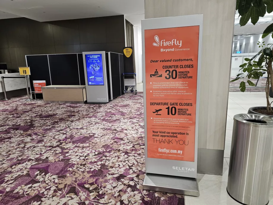 Informationen zu den Check-in-Zeiten