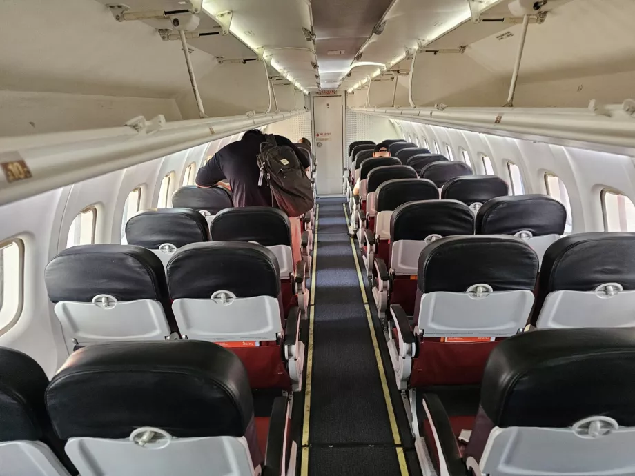 ATR-Flugzeug-Interieur