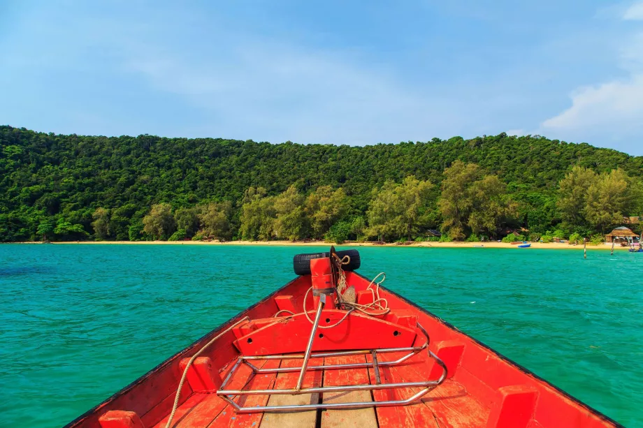 Boote auf Koh Rong
