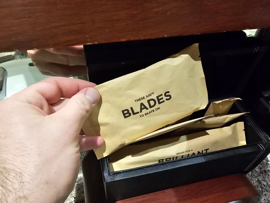 Amenity Kit im Badezimmer