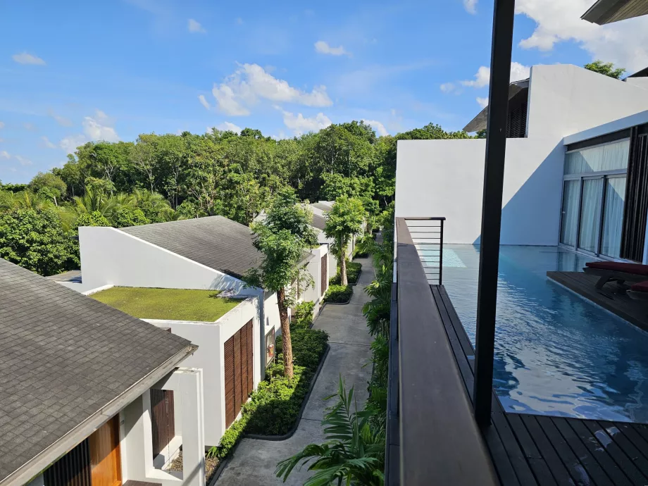 Blick von unserer Villa